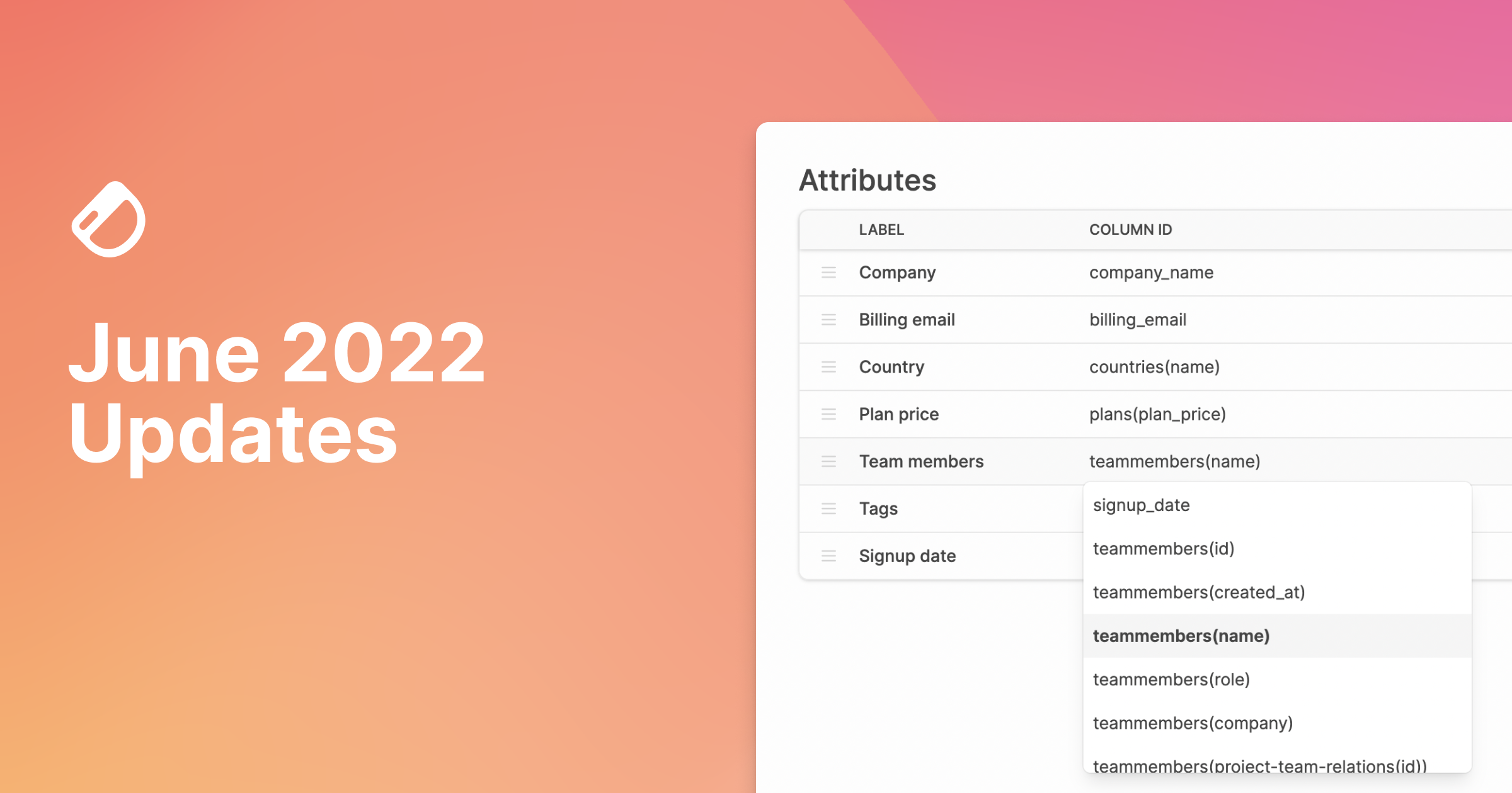 Dashibase June 2022 Updates